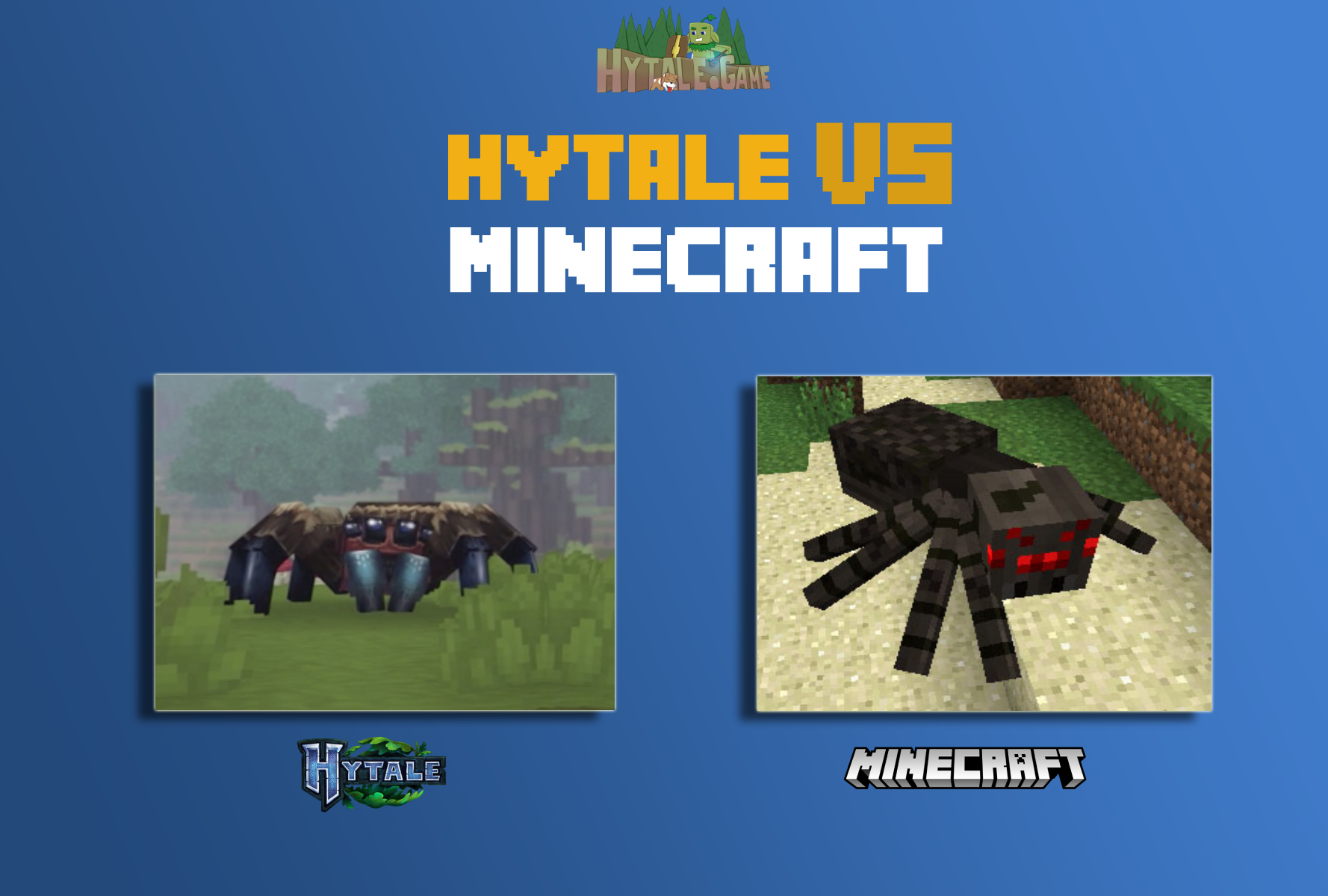 Hytale vs Minecraft - Les Animaux | Hytale.game